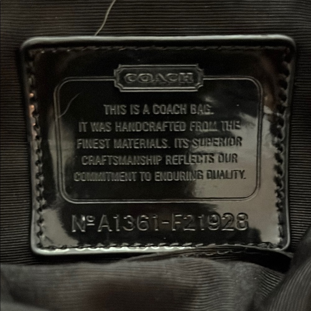 Coach Signature Pattern Backpack - Picture 3 of 4